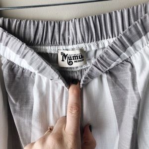 Show Me Your Mumu Grey/White Stripe Explorer Pant
